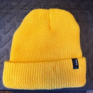 Brixton golden yellow cuff beanie OSFM